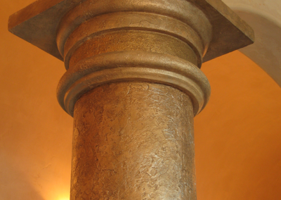MC2 Design - Design Details: Decorative textural finish on cast concrete columns