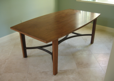 MC2 Design - Custom Design: Custom dining table with welded base